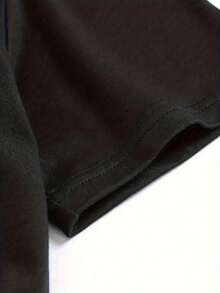 It's A Throat Punch Kinda Day 1 Pcs Women's Plus Size T-Shirt Funny Oversized Graphic Short Sleeve Tee Novelty 100% Polyester Shirt Casual Crew Neck Top 220g - màu đen - Xem 4