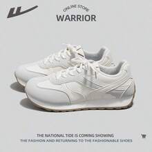 WARRIOR 1 Paar Damen sportliche, wasserdichte, vielseitige Paar-Flach-Schnürshuhe aus Leder mit Patchwork-Muster, Sommerschuhe für den Outdoor-Modestil - Beige/Hellgrau - Übersicht 14