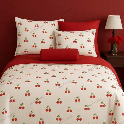 Jogo de Lençol 4 peças 100% ALGODÃO Solteiro Casal Queen King Ponto Palito Estampado