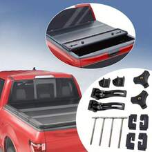 Universal Replacement And Accessories Part Kit For Hard Tri-Fold & Quad-Fold Truck Bed Cover Include Nut, T-Bolt And Tonneau Cover Clamp, 2X Rear Clamp - 黑色 - 查看 1