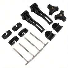 Universal Replacement And Accessories Part Kit For Hard Tri-Fold & Quad-Fold Truck Bed Cover Include Nut, T-Bolt And Tonneau Cover Clamp, 2X Rear Clamp - 黑色 - 查看 6