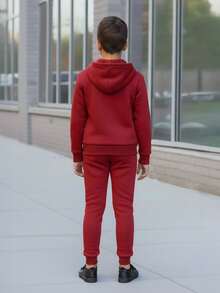 Young Boys Activewear - Red - View 3