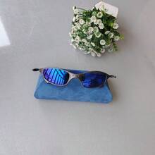 Colorful Sunglasses, Juliete-M Fashion, All-Match Unisex, Metal Temples, Plastic Frame. - Dark Blue - View 6