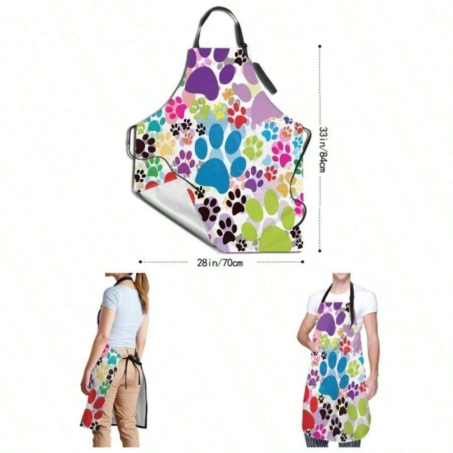 Aprons - อุ้งเท้าสีสันสดใส + M - ดู 1