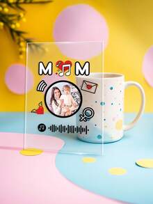 1 pieza Placa personalizada con tu foto y texto, regalo para relación a distancia, retrato personalizado en placa de acrílico, placa de foto personalizada, regalo único para ella/él, parejas, novio, novia, ideal para el Día de San Valentín, Día de la Madre, Día del Padre, cumpleaños, aniversarios, graduación, bodas, Navidad