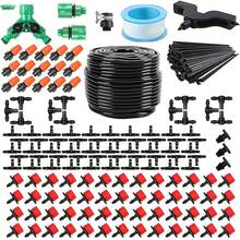 Drip Lrrigation System, Lrrigation System With 1/4 Inch Distribution Tubing, DlY SavingWater Garden Watering System, Automatic Drip Lrrigation Kits For Garden, GreenhouseLawn, Patio - Multicolor - View 2