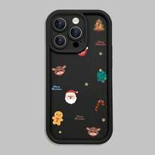 Caja de teléfono de diseño a granel con tema navideña A3104 para iphone 16, 15, 14, 13, 12, 11, Plus, Pro y Pro Max series - Mezcla de colores 2 - Ver 9