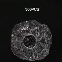 300PCS/100PCS/50PCS Transparent Disposable Non Wash Shower Cap, Waterproof Elastic Shower Cap, Thick, Large, High Elastic Shower Cap, Used For Bathing And Hair Care, Easy To Carry During Travel - Multicolor - View 13