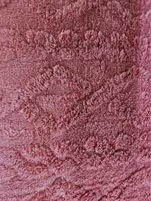 Edredón De Invierno, Aborregado por atras,  Edredón de Cachemira, Otoño E Invierno Edredón De Felpa Gruesa Cálida Edredón Reversible C,180x220cm - Rosa Roja - Ver 5