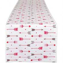 DII 100% algodón, Lavable a máquina, Cena y día Festivo Mantel/servilleta/Camino de Mesa, Harvest Wheat, Napkin, 1, 6(Corazones y flecha) - Multicolor - Ver 1