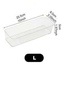 Transparent Drawer Storage Box, With Dividers, Multiple Sizes Available, Stackable Storage, Suitable For Desktops, Office Desks, Cosmetics, Office Supplies And Miscellaneous Items, Drawer Storage Box, Study Room Decor, Autumn Decor, Holiday Decor, Room Decor, Home Decor, Autumn Decor, Bedroom Decor, Sunny Travel Cool Drawer Storage Box, Cosmetic Storage Box, Drawer Dividers, Room Decor, Bedroom - Clear - View 13