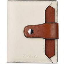 Small Wallets - Beige With Brown - View 1