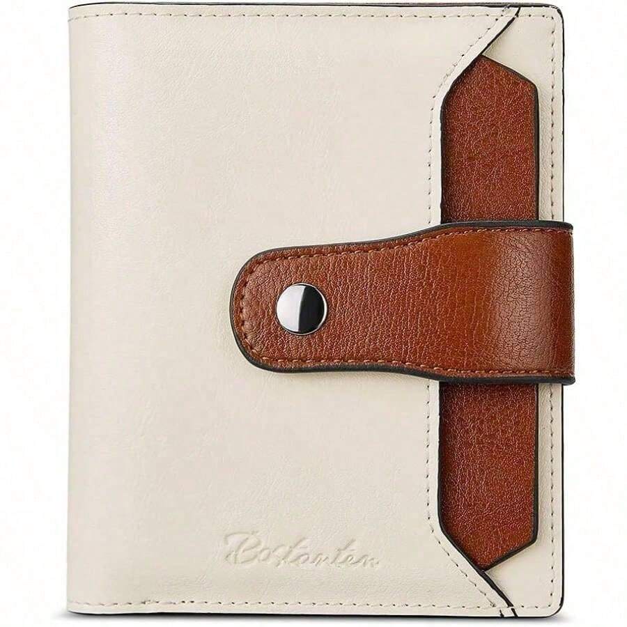 Small Wallets - Beige With Brown - View 1