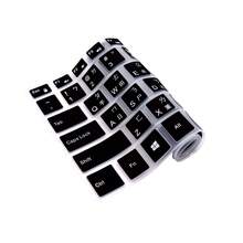 1个黑色英文硅胶键盘膜，适用于戴尔14英寸5481/5482/5485/5491/13英寸5368/5378/5370/5379/7386/7373/7375/7368/7378/7380/15.6英寸笔记本电脑，以及戴尔Inspiron 15英寸5568/5578/5579/5585/7570/7573/7569/7579/7580/7586笔记本电脑，防尘键盘保护膜。 - 通用版 - 查看 2