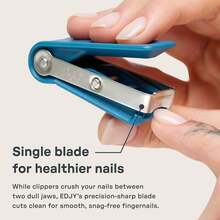EDJY Fingernail Cutter - Precision Stainless Steel Nail Cutter For Fingernails |   Sharp Blade, Ergonomic Design, Durable & Rust-Resistant |   Ideal For Men And Women |   Multi Color |   4-Pack - Đen (gói 2 cái) - Xem 9