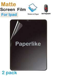 Yezodawee 适用于 2025 年款第 11 代 A16 11 英寸/2022 年款第 10 代 10.9 英寸的磨砂纸质感屏幕保护膜（2 片装），磨砂 PET 材质，书写体验如纸般顺滑，防眩光，高灵敏度，适用于 Air 4/5 10.9 英寸/Pro Mini。 - 2個 - 查看 20