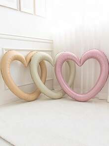 1Set 40-Inch Large Heart-Shaped Foil Balloon With Black Bow & "Happy Birthday" Sticker - Pink, Cream,Black, - For Birthday Parties, Outdoor Events, Anniversaries, And Wedding Holiday Decorations, Birthday Party Supplies, Valentine'S Day Commemorative Balloons, Heart Balloon, Black Heart Balloon, Balloon Decoration - Multicolor - View 6