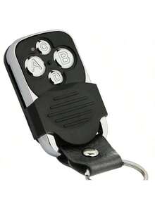 Control remoto inalámbrico actualizado 2025, 315/433MHz, control remoto de código de aprendizaje, clip de metal con correa de cuero, control remoto inalámbrico de código de aprendizaje 433M para puerta de garaje - Multicolor - Ver 7