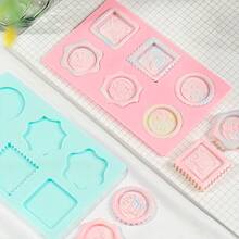 1 Peça Molde de Cera de Silicone em Forma de Flor, Compatível com Carimbo de Cera de 1 Polegada, Kit de Lacre de Cera para Embalagem de Presentes, Convites de Casamento, Envelopes, Cartões, Artes e Artesanato