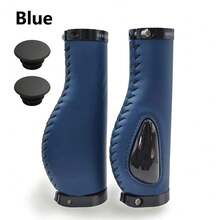 مقابض قبضة دراجة جبلية من سبيكة الألومنيوم مع قفل، إكسسوارات دراجة من جلد السيليكون الناعم مضاد للانزلاق - مقابض جلدية من الألياف الدقيقة - مشاهدة 10