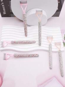 1pc Eyelash Comb Eyelash Separator Steel Needle Eyelash Comb Stainless Steel Dense Teeth Comb Portable Eyelash Curling Auxiliary Tool Makeup Tool Fake Eyelash Grooming Tool,Eyebrow Brush,Eyeshadow Brush,Spoolie,Spoolie Brush - Multicolor - View 10