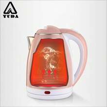 YUDA Hervidor eléctrico doméstico de acero inoxidable de gran capacidad (envío aleatorio de color) - Tipo de Enchufe A USA (110-127V) - Ver 4