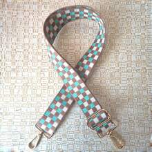 1.5 Inch Plaid Pattern Adjustable Nylon Shoulder Strap For Women, Durable Replacement Purse Strap - Multicolor - View 7