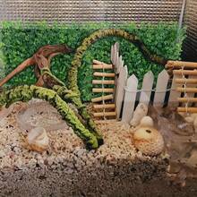 Grass Habitat Mat For Reptile Tanks, Hermit Crab Climbing Toy & Aquarium Decoration - Realistic Lizard, Frog Terrarium Accessory, All-Season Substrate For Home, Wedding & Outdoor Use (Compatible With Fish)