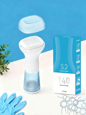 أداة الطابع الجمالي المزدوج، إبرة الجلد الزجاجي، نظام ديرما هيدرا القابل للتعديل، أداة ديرما الطابع مينو سكين، أداة الوجه الفاخرة للإبر الدقيقة: للبشرة الزجاجية والشعر اللامع، أداة يدوية احترافية للإشراق من الرأس إلى أخمص القدمين | إبر دقيقة فاخرة للبشرة المشرقة والشعر المتماسك واللامع | للشعور بالنعومة والتوازن في اللون