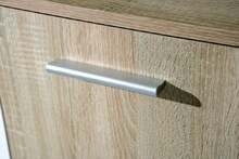 Dmora Dda - Schrank, Weiß 30x77x115 cm, 6 Fächer