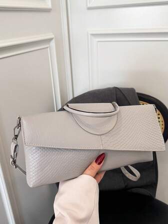 New Luxury High-End Versatile Crocodile Skin Patchwork Women Shoulder Handbag