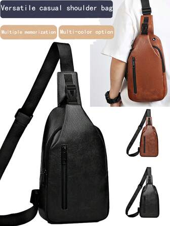 Nueva bolsa cruzada de alta calidad para hombres, bolsa cruzada con correa de hombro única, resistente al agua, casual, para deportes y viajes, bolsa de frente