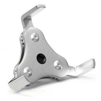 Adjustable Oil Filter Wrench Set, 2-1/2" To 4.5", 3-Jaw Removal Tool For Cars, Trucks & Motorcycles, Oil Filter Removal Tool