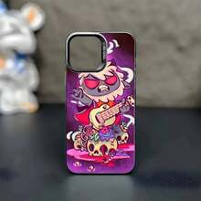 Funda para teléfono C-Cult Of The Lamb para 17, 16, 15, 14, 13, 12, 11 Plus, Pro Max, cubierta negra mate a prueba de golpes - Z4 - Ver 7