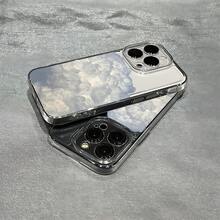 Funda creativa para teléfono Funda de teléfono: Funda nueva de moda creativa para iPhone 16/15/14/13/12/11/XS Max/11 Pro Max/13 Pro/14 Pro/15 Pro/16 Pro/16 Pro Max/15 Pro/14 Pro Max/13 Pro Max/XS Max/XR/XS/7 Plus/6 Plus/7/8/6 - Funda protectora transparente simple de cuerpo completo con cubierta suave a prueba de golpes de  para chicas y mujeres - 1 pieza - Ver 5