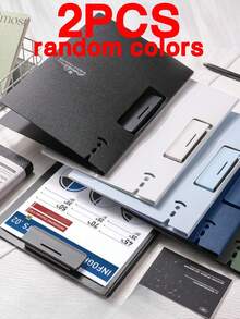 1/2pcs A4 Board Clip Folder High Beauty Student Writing Drawing Pad Simple Multi Functional Office Secretary Clip - Multicolor - View 11