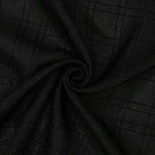 Deconovo Mantel Cuadrado de Lino sintético, Impermeable, Resistente a Las Arrugas, para Patry, 54 x 54 Pulgadas, Color Negro(default) - Multicolor - Ver 7