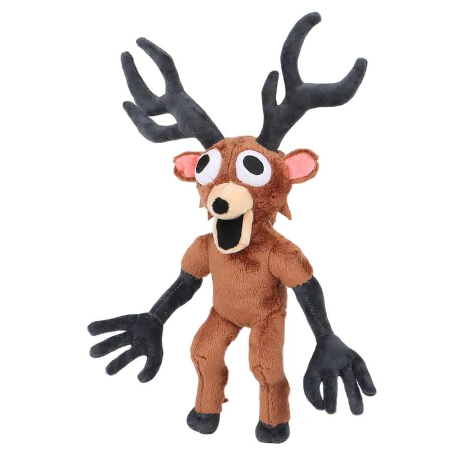 99 Nights In The Forest Plush Toy, 15 Inch The Deer From 99 Nights In The Forest Stuffed Animal Plushies For Game Fans, Collectible Gift For Kids Boys Girls Adults - 鹿 - 查看 1