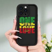 Estilo minimalista creativo y de moda de bajo relieve con elementos de música reggae para modelos de  16E, 15, 14, 13, 12, 11, XS, XR, X, 7, 8, Mini, Plus, Pro, Max y SE. - Color mezclado 1 - Ver 5