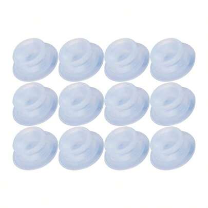 12 Pcs Float Gaskets - Float Sealer Instant Pot Duo 3, 5, 6, 8 Qt, Duo Plus, Ultra, 3, 8 Qt, Float Sealing Caps Float Silicone Caps, 0.5 Inch, White