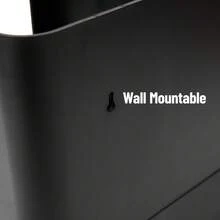 صندوق تخزين أكياس الشاي على طاولة مكتب الزاوية القهوة، رف تخزين كبسولات القهوة على الطاولة، صندوق تنظيم أدوات المكتب متعدد الطبقات مع درج سهل الوصول، له سعة تخزين كبيرة