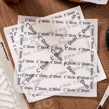 50/100 قطعة من ورق الشمع الفرنسي الأبيض المقاوم للزيت، ورق الخبز المقاوم للشحوم والسيليكون للحلويات والهامبرغر والكيك - متعدد الألوان - مشاهدة 6