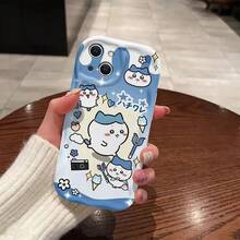 Japan Comics Cute Chiikawas 3D Wave Case For Samsung A73 A72 A71 A55 A54 A53 A35 A34 A33 A25 A24 A23 A15 A14 A13 A05 4G 5G Cover.Christmas Accessories.Christmas Decoration ,Christmas Gifts,Compatible With IPhone17Pro Max - NYGDB-29cc24051911 - Xem 2