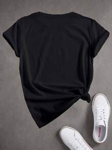 Women T-Shirts - Black - View 2