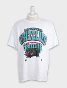 Vintage 00s Vancouver Grizzlies T-Shirt Vancouver Grizzlies Sweatshirt Vancouver Grizzlies  Baske - 白色 - 查看 1