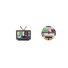 Creative Hot-Selling Badge Versatile TV Color TV Channel No Signal Brooch - R720 - Xem 6