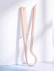 Hairdressing V-Comb Messy Hair Finishing Straightening Splint Comb - Hair Styling Tool Clip Special For Hair Wigs V-Type Comb Hair Straightener DIY Salon Hair Cutting Hairdressing Tool Barber Anti-Static Comb Brush - Multicolor - View 16