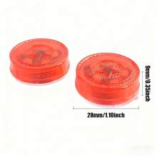 两件式车门碰撞警示灯套件，LED闪光灯，用于防止追尾碰撞，无线安装无需布线，高亮度车门警示手电筒，耐候防震汽车安全配件。