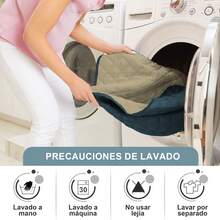 TendenciaFundas Para Sillones 2 Vista Sofá Protector Cubre Sofá 3pzasCalidad premium - Gris claro - azul marino - Ver 6