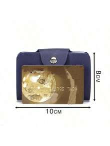 24 插槽卡包，简约纯色口袋包，男女信用卡身份证收纳包，皮革卡包，女士旅行必备钱包迷你钱包钱包钱包卡包